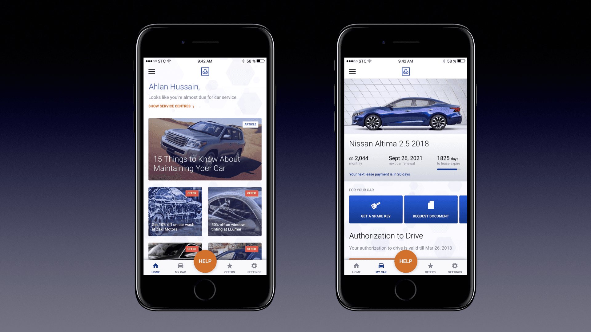 Customer app for after-sales