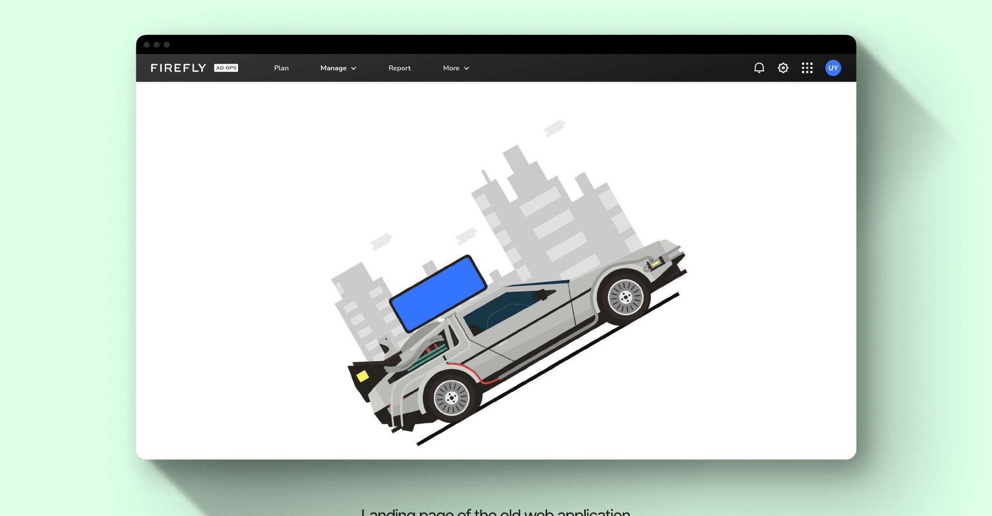 Legacy landing page