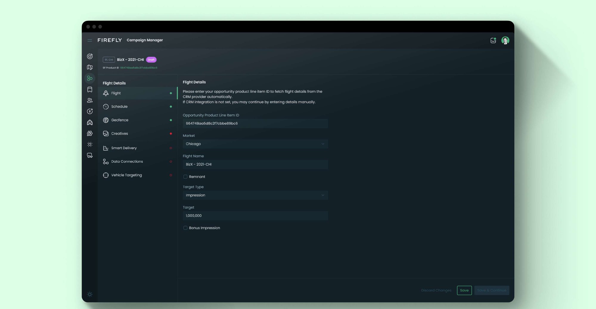 Step-by-step campaign creation